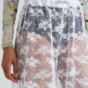 Collina Strada Blue Lace Boxer Shorts